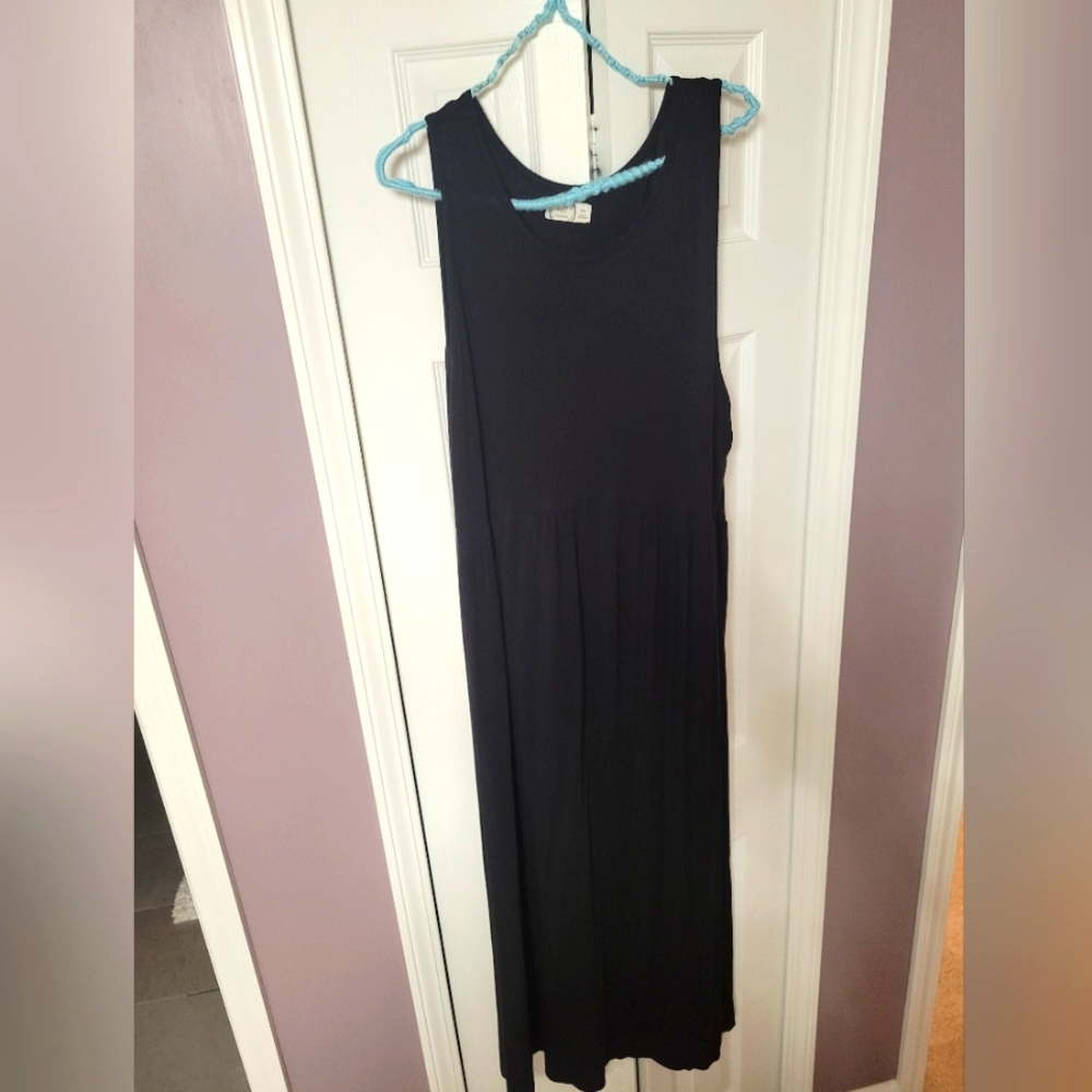 Womens Black Maxi Dress. Size XXL